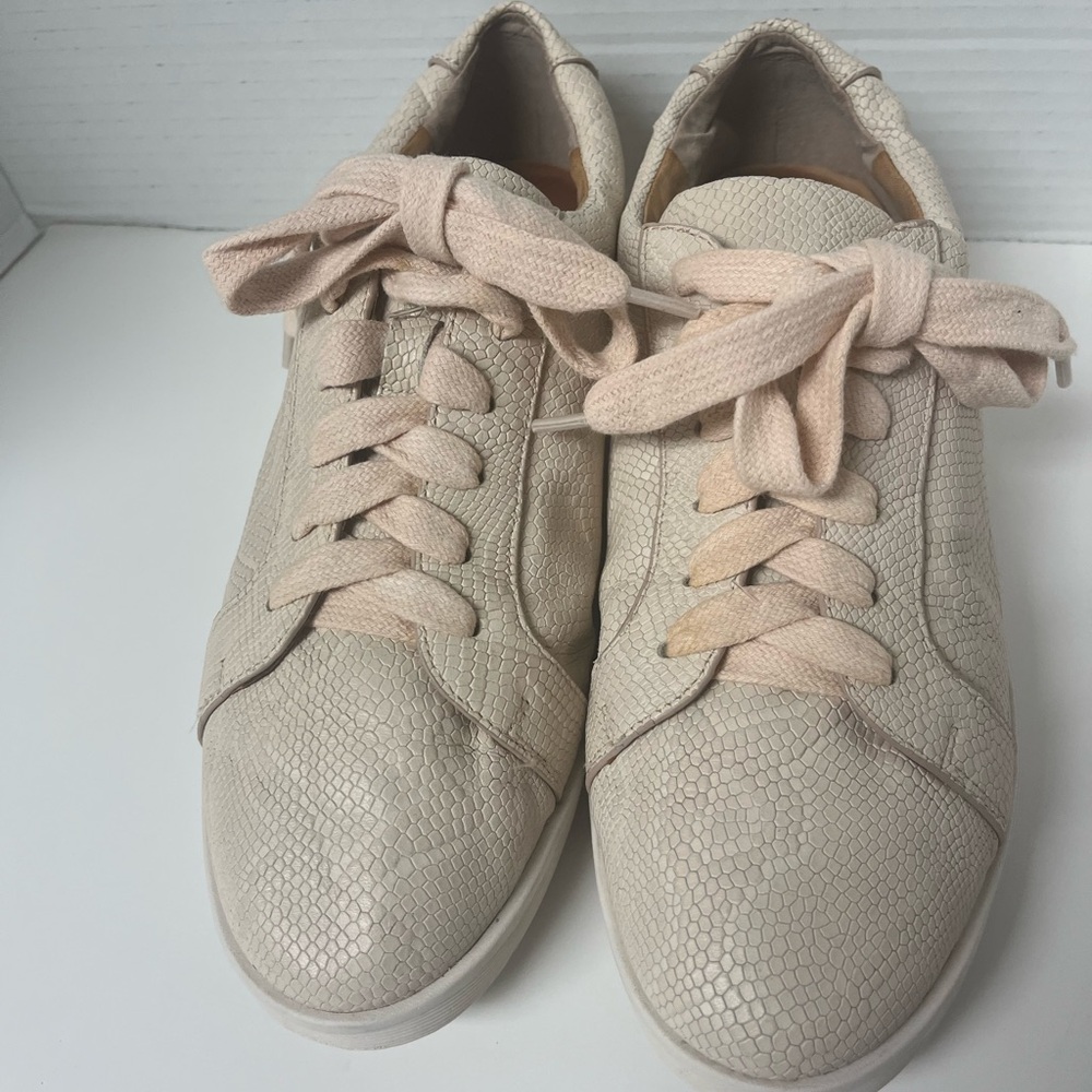 Kenneth Cole Gentle Souls Snakeskin Sneakers Parc Rose Pink Casual Streetwear 8M